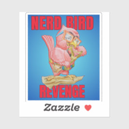 Kinderen Nerd Vogel Wraak Sticker