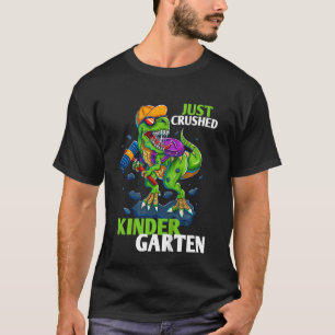 Kinderen net Crush Kindergarten Monster Truck Dino T-shirt