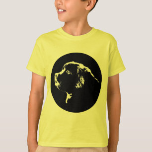 Kinderen Newfoundland Hondenshirt Biologische Hond T-shirt