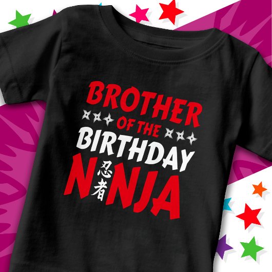 Kinderen Ninja Feestje Karate Broer van de Verjaar
