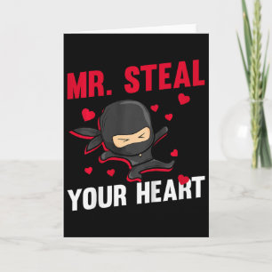 Kinderen Ninja Mijnheer steelt je hart Peuter Jong Kaart