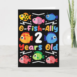 Kinderen O-fish-ally 2 Jaar Oud Kaart