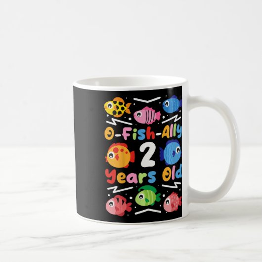 Kinderen O-fish-ally 2 jaar oud Koffiemok (Rechts)