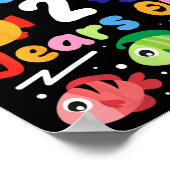 Kinderen O-fish-ally 2 jaar oud Poster (Hoek)