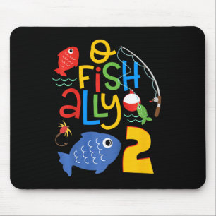 Kinderen O-fish-ally Twee Verjaardagsdecoraties 2 Muismat