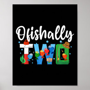 Kinderen O-fish-ally Twee Verjaardagsdecoraties 2  Poster