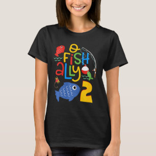 Kinderen O-fish-ally Twee Verjaardagsdecoraties 2  T-shirt