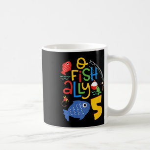 Kinderen O-fish-ally Vijf Verjaardagsdecoraties 5 Koffiemok