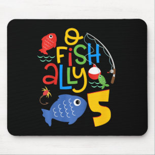 Kinderen O-fish-ally Vijf Verjaardagsdecoraties 5 Muismat