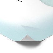 Kinderen Obey Uw Ouders - Kol. 3:20 Blauw Poster (Hoek)