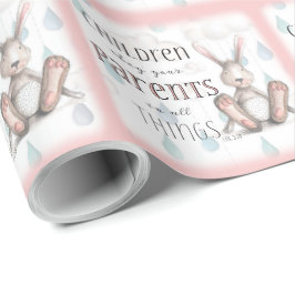 Kinderen Obey Uw Ouders - Kol. 3:20 Cadeaupapier