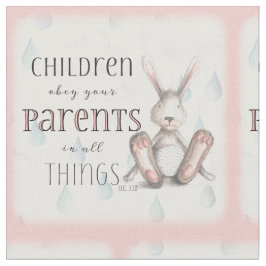 Kinderen Obey Uw Ouders - Kol. 3:20 Stof