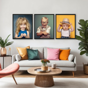 Kinderen of kleinkinderen Familie Fotogalerij Muurkunst Sets