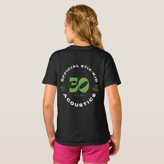 KINDEREN - Officieel Stix Kind voor/achter (donker T-shirt (Achterkant volledig)