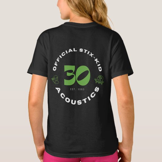 KINDEREN - Officieel Stix Kind voor/achter (donker T-shirt (Achterkant)