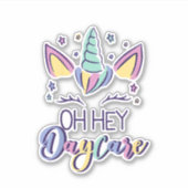 Kinderen Oh Hey Dagopvang Sfeer Eerste Dag Van Dag Sticker (Voorkant)