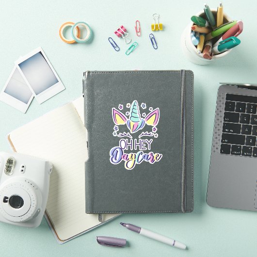Kinderen Oh Hey Dagopvang Sfeer Eerste Dag Van Dag Sticker (iPad Cover)