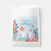 Kinderen onder de zee verjaardagsfeestje bedankzakje (Voorkant)