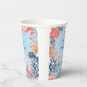 Kinderen onder de zee verjaardagsfeestje papieren bekers (Rechts)