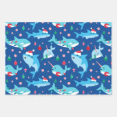 Kinderen onder het Zee kerstpatchwork Inpakpapier Vel (Voorkant)