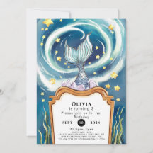 Kinderen Onder het Zee Zeemeermin Verjaardag