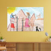 kinderen ontwerp canvas afdruk (Insitu (Woonkamer))