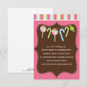 Kinderen op Birthday Party Kaart (Voorkant / Achterkant)