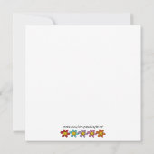 Kinderen op Birthday Party Kaart (Achterkant)