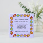 Kinderen op Birthday Party Kaart (Staand voorkant)