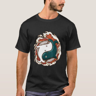 Kinderen op de schaal van Orca Yin en Yang Animal  T-shirt