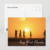 Kinderen op de steiger Key West Florida Briefkaart (Voorkant / Achterkant)