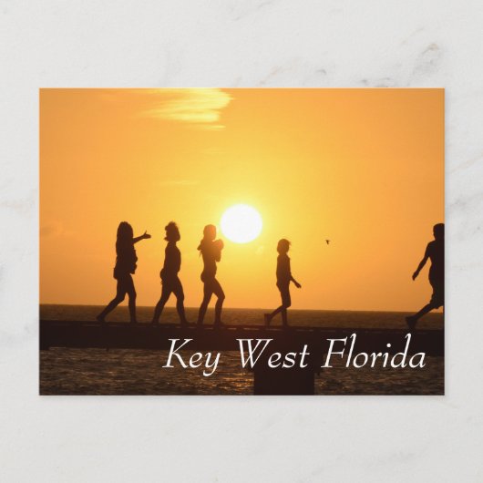 Kinderen op de steiger Key West Florida Briefkaart (Voorkant)