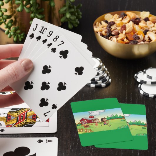 Kinderen op een Boerderij Pokerkaarten (Insitu)