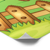 Kinderen op een Boerderij Poster (Hoek)