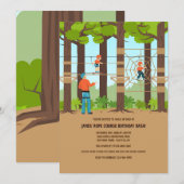 Kinderen op een hoogwerwalk kaart (Voorkant / Achterkant)