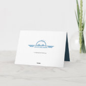 Kinderen op gesleed Wenskaart Feestdagen Kaart (Achterkant)