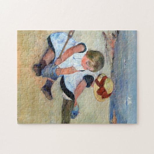 Kinderen op het strand, Cassatt Legpuzzel (Horizontaal)