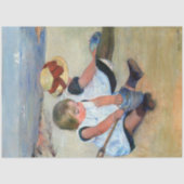 Kinderen op het strand, Cassatt Tissuepapier (Voorkant)