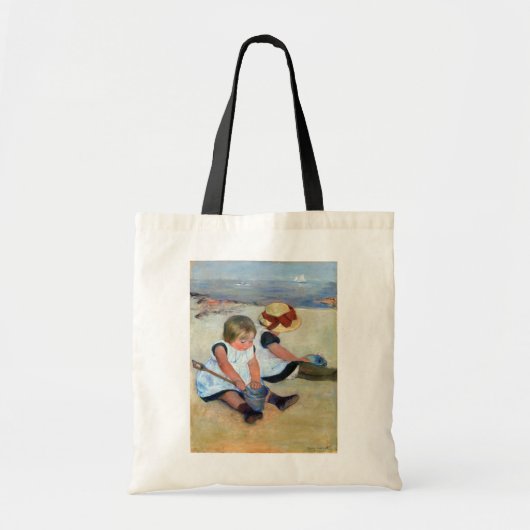 Kinderen op het strand, Cassatt Tote Bag (Voorkant)