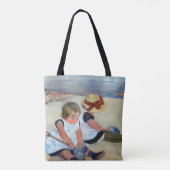Kinderen op het strand, Cassatt Tote Bag (Achterkant)