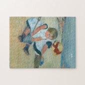 Kinderen op het strand | Mary Cassatt Jigzaag Puzz Legpuzzel (Horizontaal)