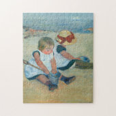 Kinderen op het strand | Mary Cassatt Jigzaag Puzz Legpuzzel (Verticaal)
