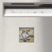 Kinderen op het strand, Mary Cassatt Magneet (Insitu (Vaatwasser))