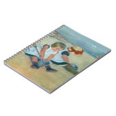 Kinderen op het strand | Mary Cassatt Postkaart Notitieboek (Linkerzijde)
