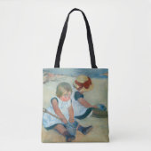 Kinderen op het strand | Mary Cassatt Tote Bag (Voorkant)