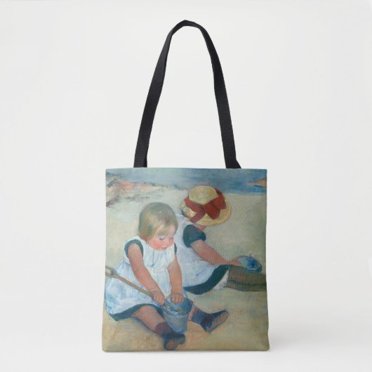 Kinderen op het strand | Mary Cassatt Tote Bag (Voorkant)