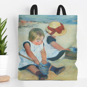 Kinderen op het strand Mary Cassatt Tote Bag