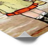 Kinderen op het strand Poster (Hoek)