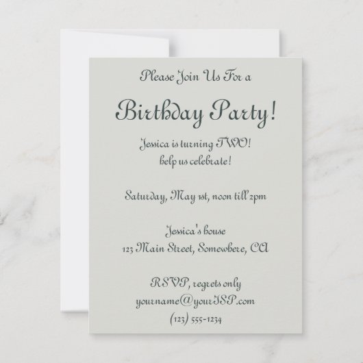 Kinderen op het strand van Cassatt, verjaardag Kaart (Achterkant)