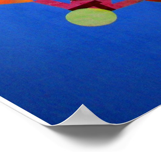 Kinderen op het wereldcanvas afdrukken: poster (Hoek)